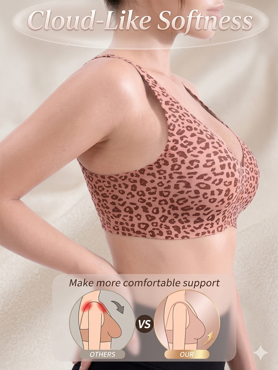 Wireless DEEP V Jelly Support Bra