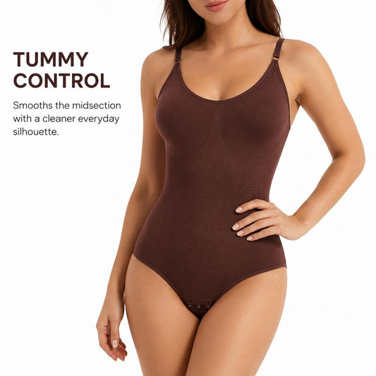 Seamless Bodysuit Shapewear for Women, Tummy Control Body Shaper Tank Top, Comfortable Sculpting Fit XS-3XL - image 2