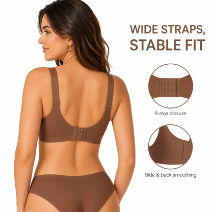 Wave Pattern Jelly Bra – Wireless Lift & Side Smoothing