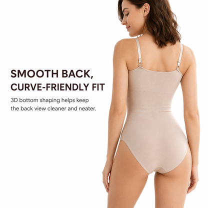 Seamless Sculpting Shapewear Bodysuit – Tummy Control Tank Top