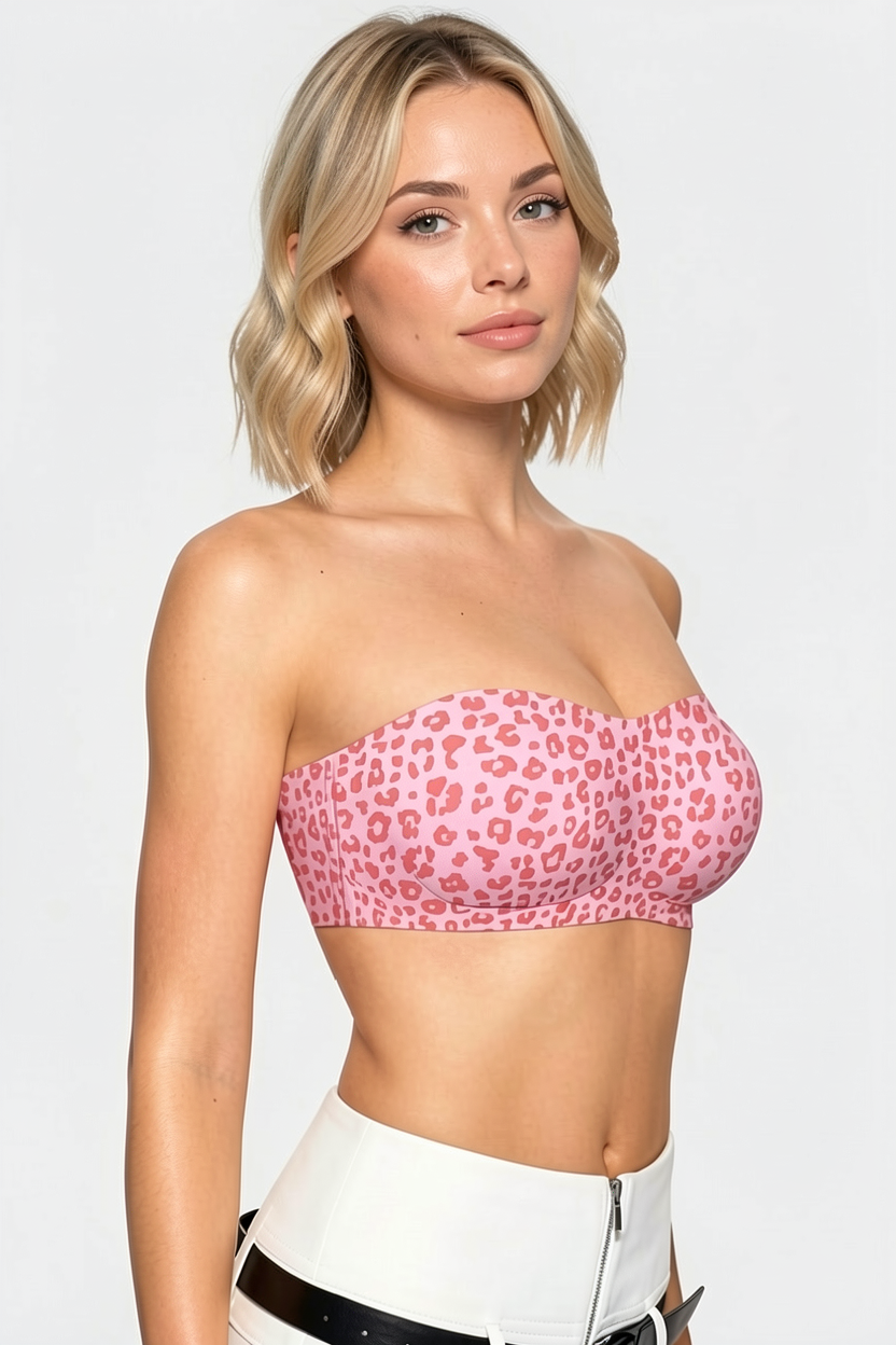 Strapless Bandeau Bra – 6 Ways to Wear, Seamless Full Support Bra