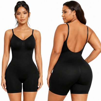 Seamless Tummy Control Shapewear Bodysuit – Sculpting Full Body Shaper