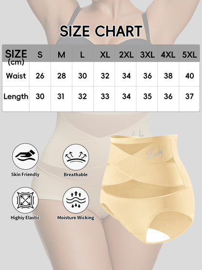 4pcs/Pack Plus Size Women's Soft Mesh Patchwork Crisscross Trim Bikini Panties Womenswear Fabric,Runs Small, Size Up Recommended