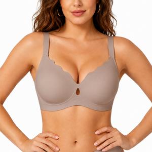 Wave Pattern Jelly Bra – Wireless Lift & Side Smoothing