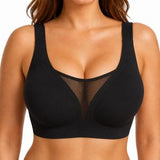 Seamless Push Up Jelly Bra – Wireless Full Coverage Bra for Women with Side & Back Smoothing